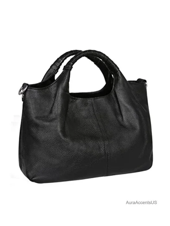 Genuine Leather Top Handle Satchel Shoulder Bag Crossbody Tote Purse