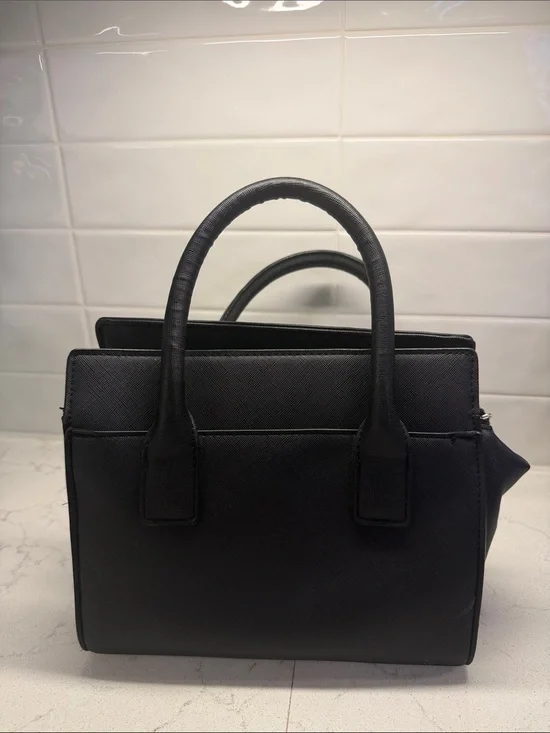 Aeropostale Black Structured Top-Handle Satchel