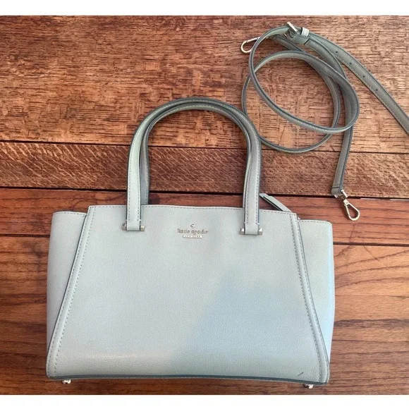 Kate Spade Patterson Drive Geraldine satchel Misty Mint leather purse New York