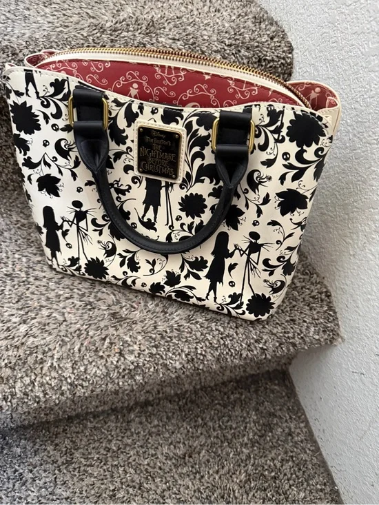 Loungefly Disney The Nightmare Before Christmas Silhouette Icons Satchel