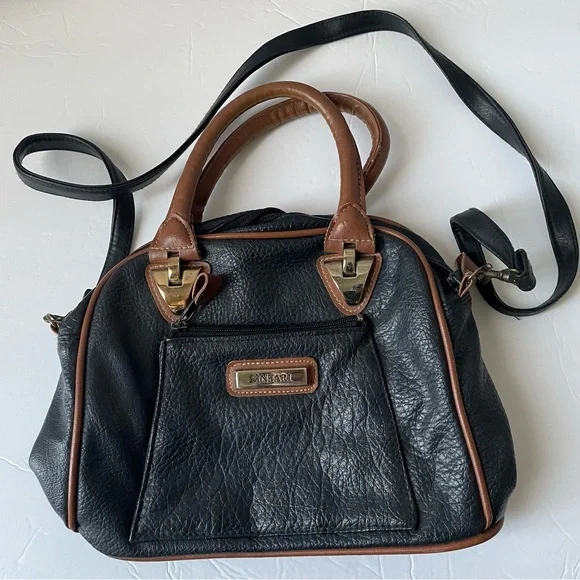 Vintage Sinbari Black and Brown‎ Handbag