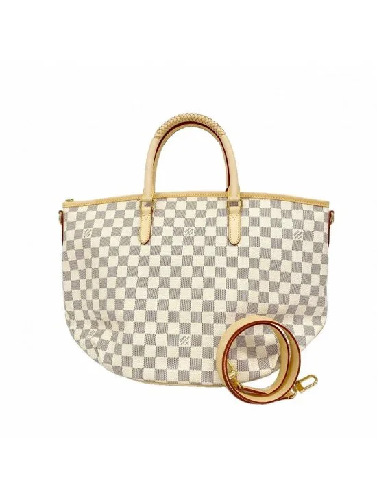 Louis Vuitton Handbag Damier Azur Riviera MM White 2-Way
