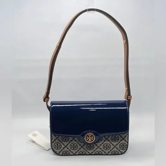 Tory Burch  Robinson T Monogram Convertible Shoulder Bag