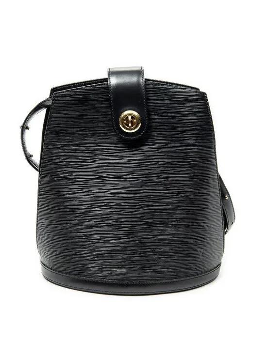 Louis Vuitton Cluny Black Epi Shoulder