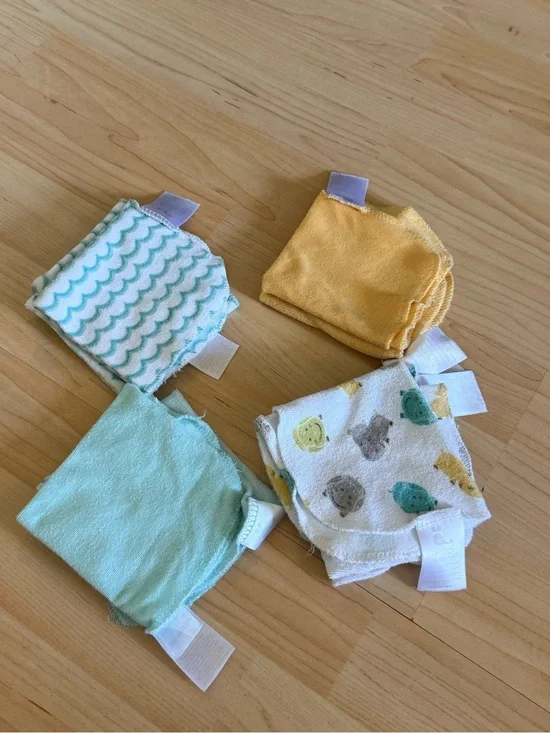 Kids Multi-Color Soft Cloth Sensory Wash Pads