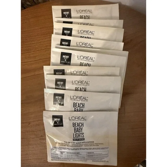 (10) L'Oreal‎ Beach Baby Lights High-Lift Lightener - 1 oz Each