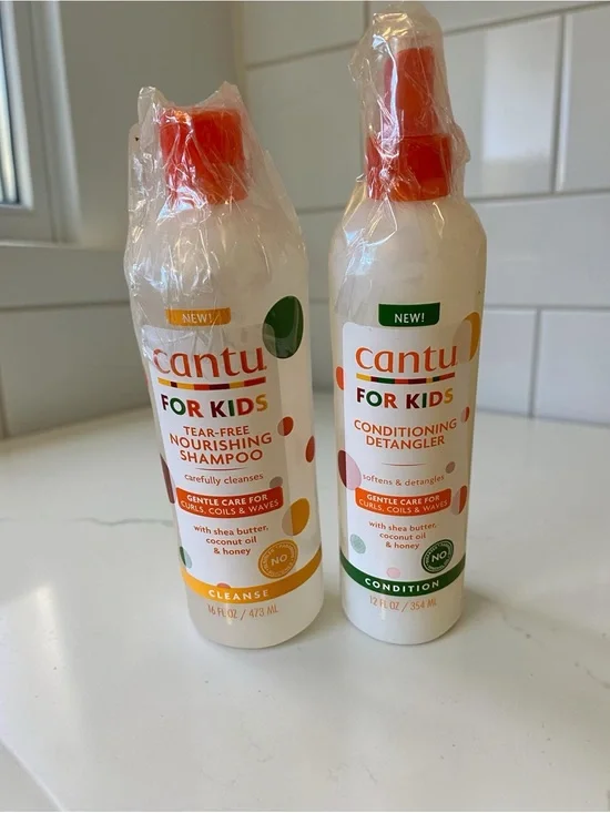 Cantù Care For Kids Nourishing Shampoo & Conditioning Detangler Set