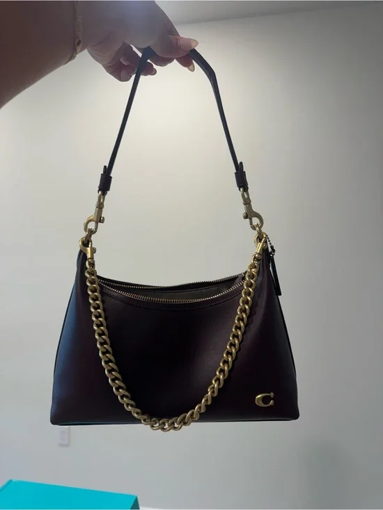 COACH Juliet Shoulder Bag 25 in Black Current
