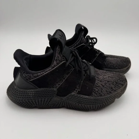 Adidas Prophere Core Black Carbon Knit Sneakers CQ2126 Mens 5.5‎ Womens 6.5