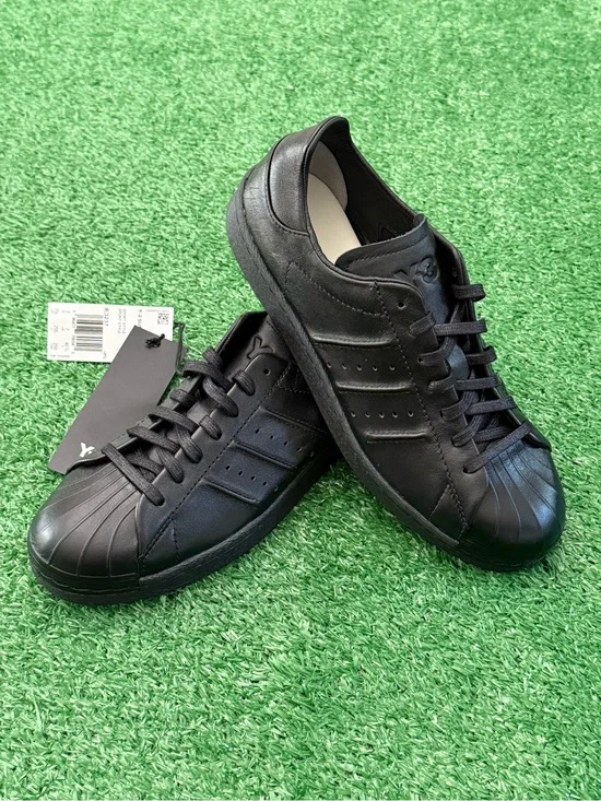 adidas Y-3 Superstar Triple Black Sneakers – Men’s Size 7.5 – Brand New