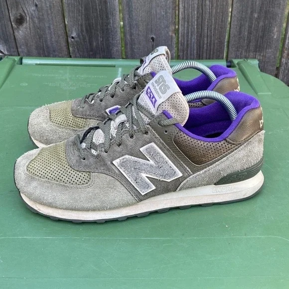 New Balance 574 x SNS Nature Sneakersnstuff‎ Olive Green Purple Suede ML574NS2