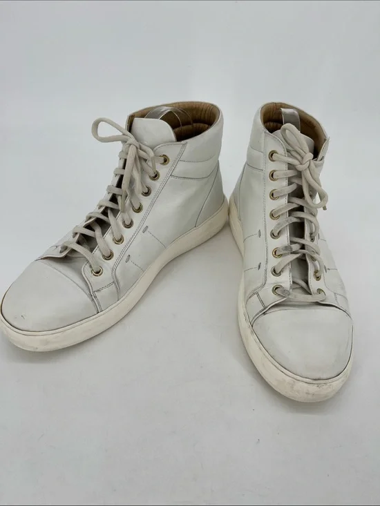 Taft Men’s White Leather High Top Sneakers 43/9
