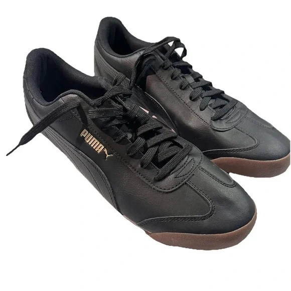 NWOB Puma Mens Turino FSL 372861-08 Black Casual Shoes Sneakers Unisex‎ US 12