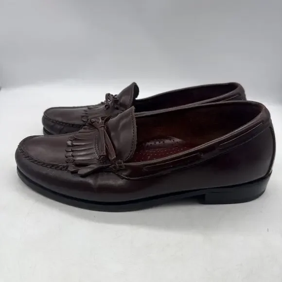 GTO ITALIA‎ MENS TASSEL LEATHER LOAFERS SIZE 9.5