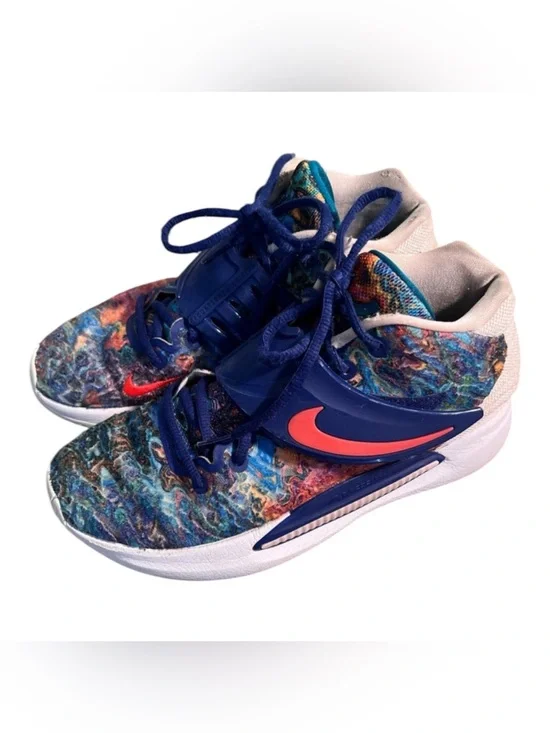Nike KD 14 Psychedelic Men’s Basketball Shoes Deep Royal Blue/Pale Coral/Coconut