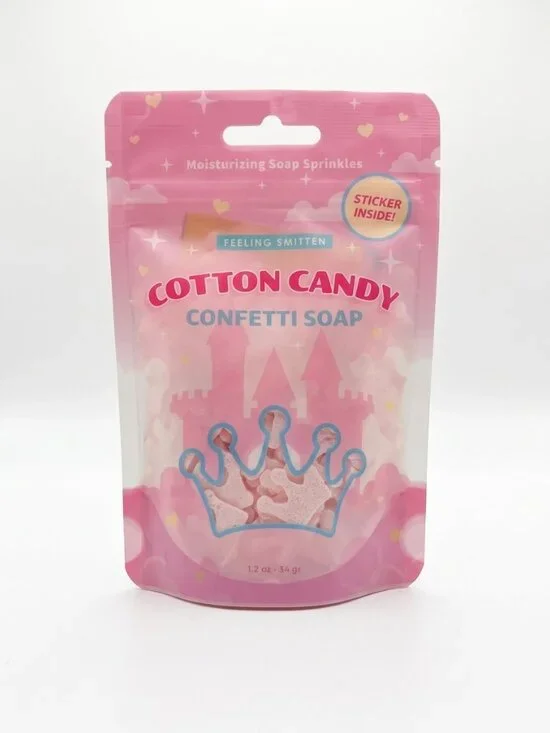 Feeling Smitten Cotton Candy Confetti Soap 1.2 oz