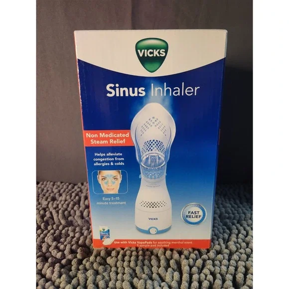 Vicks Sinus Inhaler, Non-Medicated Steam Relief, Helps With Sinus Congestion~NEW