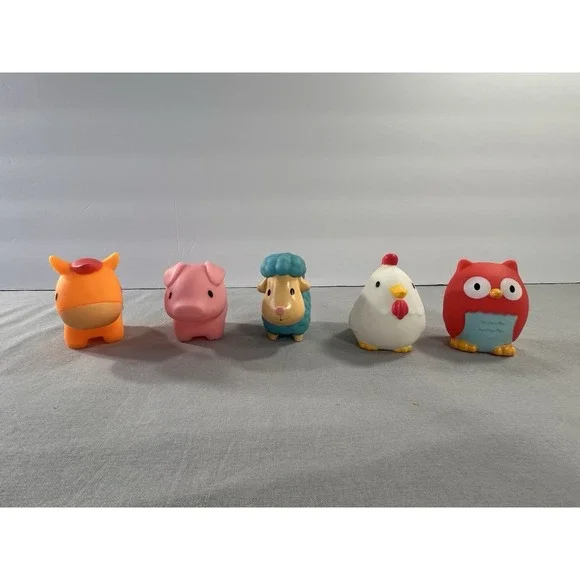 Munchkin‎ Farm Animals Squirt Bath Toys Lot Of 5 Play water pool