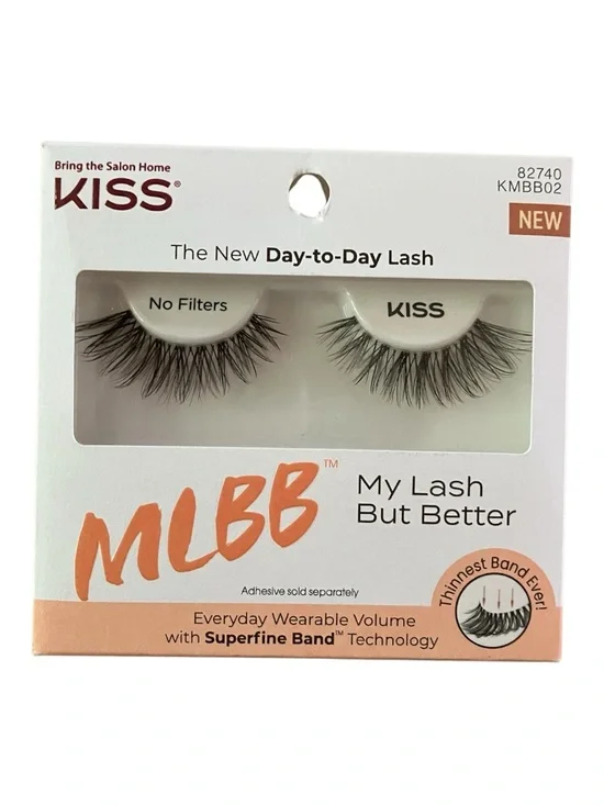 Kiss MLBB Day-to-Day Lashes - Black with Peach Accent