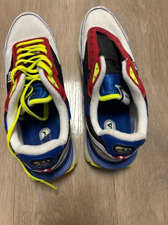 Fila Kids Colorblock Sneakers‎ in Blue, Red, Yellow and Black