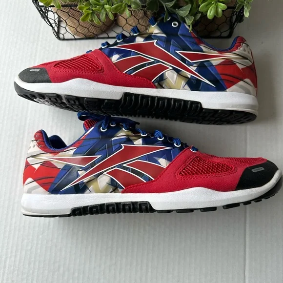 Reebok‎ Blue and Red Sneakers