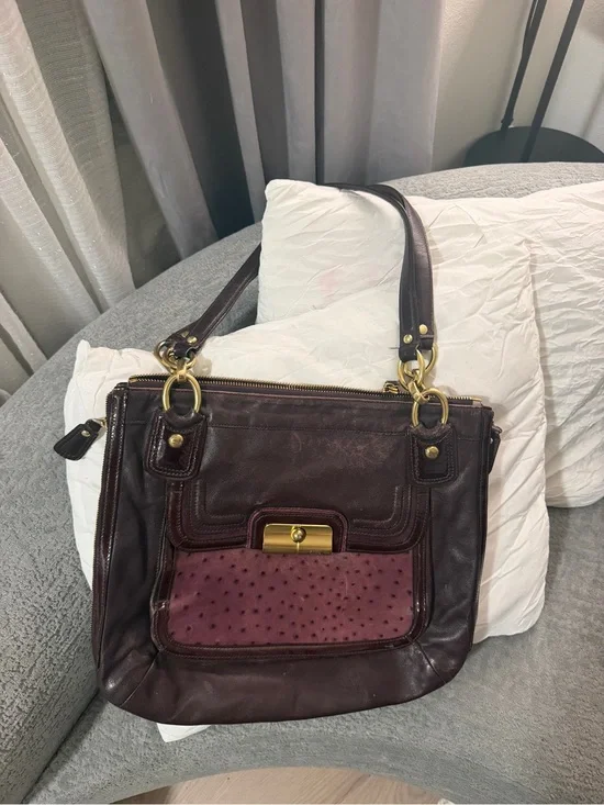 vintage coach purple bag
