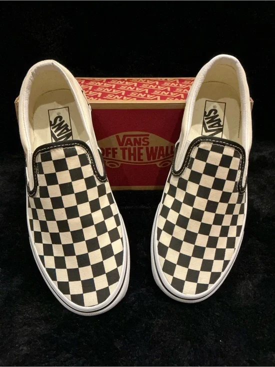 Vans Slip-On Checkerboard Canvas Sneakers - Men’s 8.5 Women’s 10 NWB
