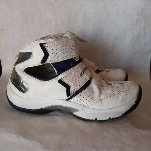 Nike Men's Air Jordan T4G 313527-102 White Blue Basketball Shoes Sneaker…