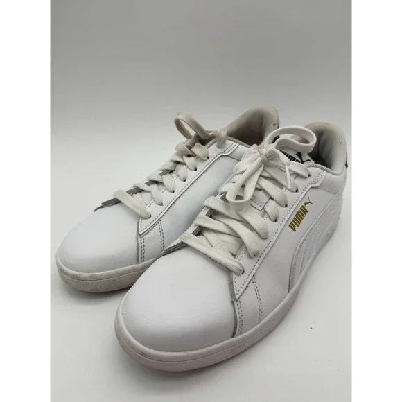 Puma Smash v2 Men's Sneakers White Green‎ Casual Shoes Size 8.5