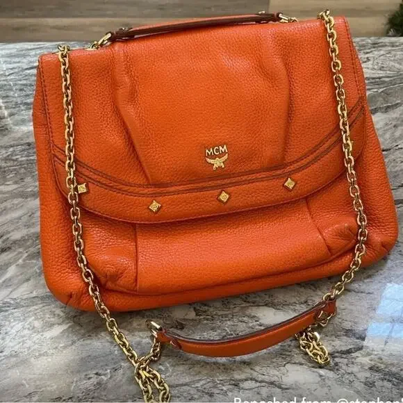 MCM chain shoulder or cross body bag EUC