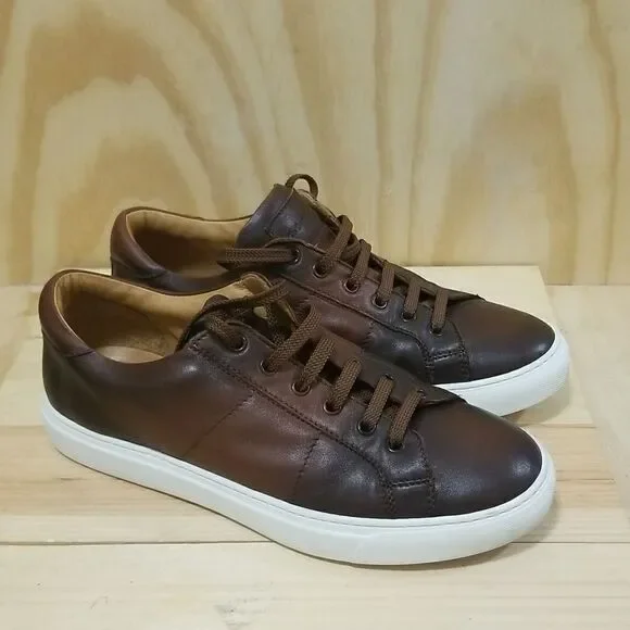 The Boot New York Colton  Brown Leather Nappa  Sneaker Men size 8 1/2