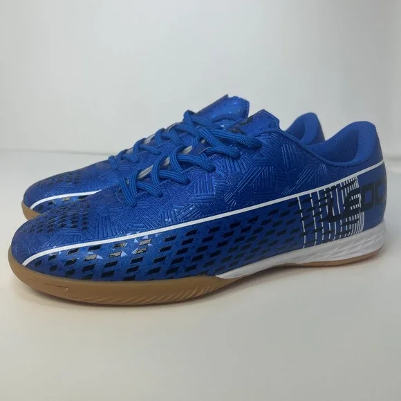 LEOCI Indoor Soccer Futsal Pickleball Shoes - Blue/White- Men's 10‎ (EU 43) NWT