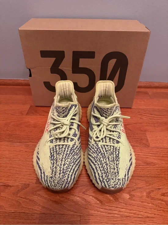 Yeezy Boost 350 V2 Yellow Blue Zebra