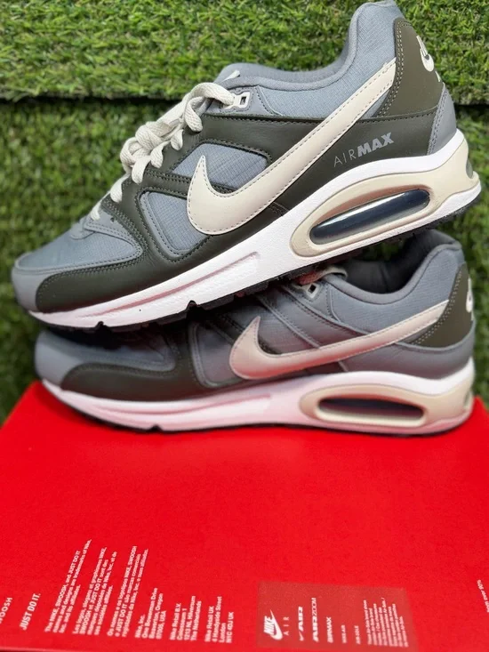 Size 11 Men’s Nike Air Max Command 629993-037 Cool Grey/Sequoia Low Top Sneakers