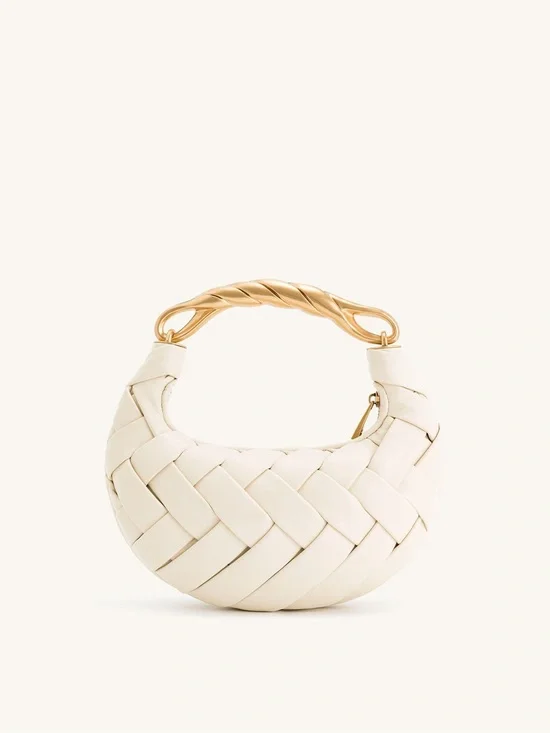 JW Pei Orla Weave Handbag White