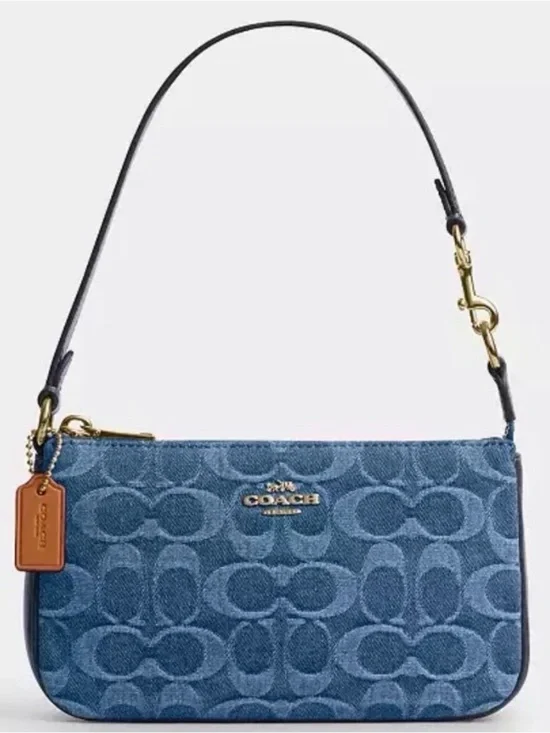 Coach Denim Signature nolita 19