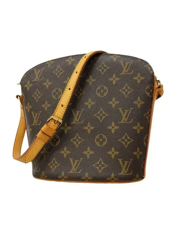 Louis Vuitton Shoulder Bag Monogram Drew Brown