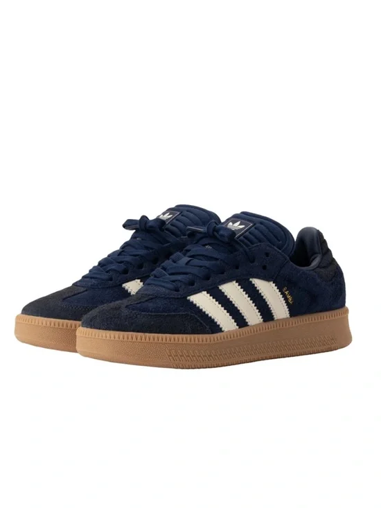 adidas Samba XLG Night Indigo Cream White JS3827 Men’s New size 9.5 blue /black