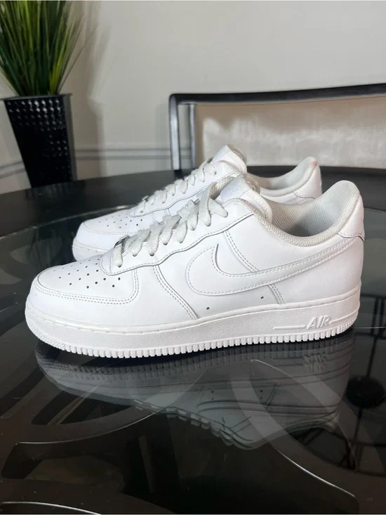 Nike Air Force One 07 Low Triple White Sz 12