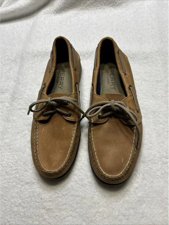 Sperry Men's Authentic Boat Shoes Size 8M Tan