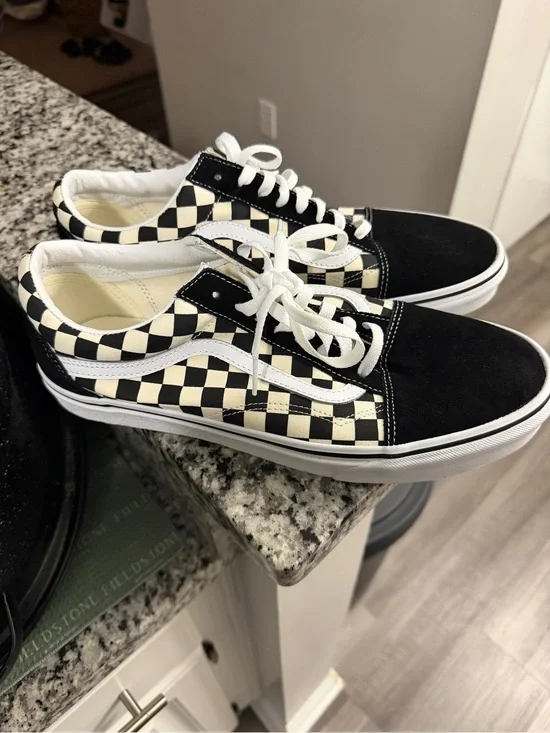 Brand new never worn (without box)  Vans Old Skool Checkerboard Sneakers