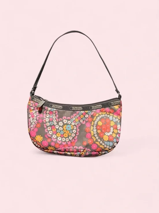LeSportsac Floral Paisley Small Shoulder Bag in Pink