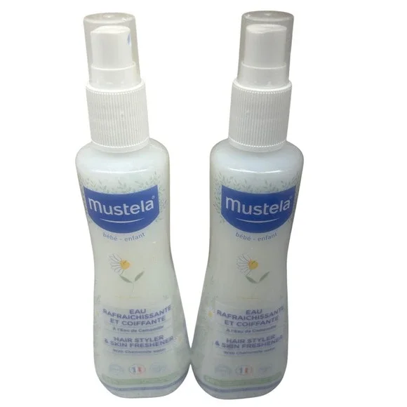 Mustela Baby Hair Styler and Skin Freshener with Chamomile 6.76oz 2 Pack Set