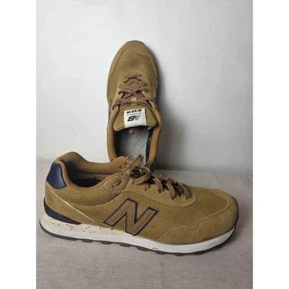 New Balance Men's Mustard 515 Mesh Low Top Lace-Up Sneaker Size 11.5