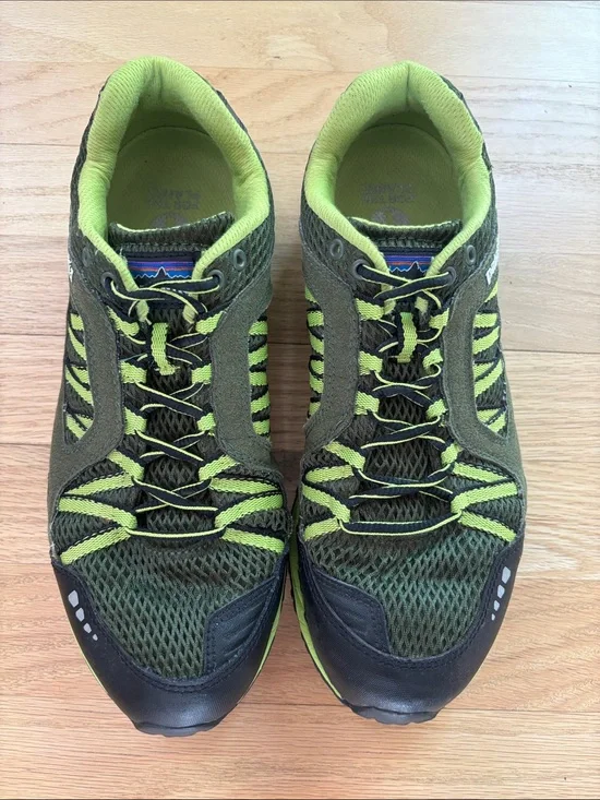 Patagonia Men’s Size 8.5 Urbanist Performance Trail Running Sneaker Green Black