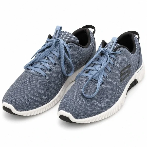 Skechers Paxmen Wildespell Men Size 10 Blue Gym Training Athletic Sneakers 52519