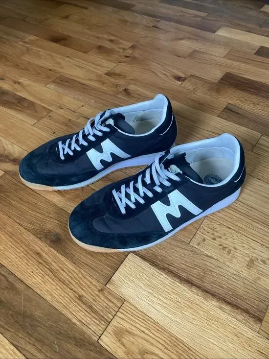 Karhu Mestari 76 Classic Black White Gum US Mens Size 8 F805003 EU 41.5