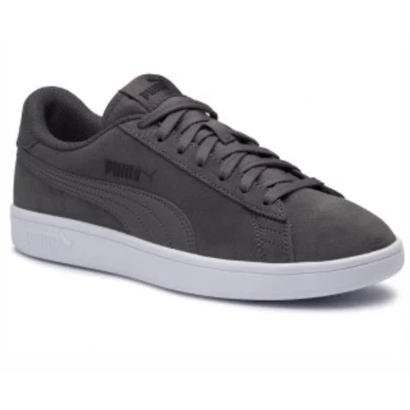 Puma Smash V2 Unisex Sneaker Trainers Retro Look Sports Shoes 364989 Black S M12