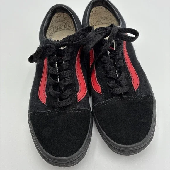 Vans Old Skool Disney Mickey Mouse 90th Anniversary Black Sneakers Mens 4.5 W 6