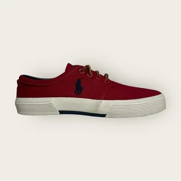 Polo Ralph Lauren | Faxon Low Boat Shoes | Burgundy Red | Men’s Size 7